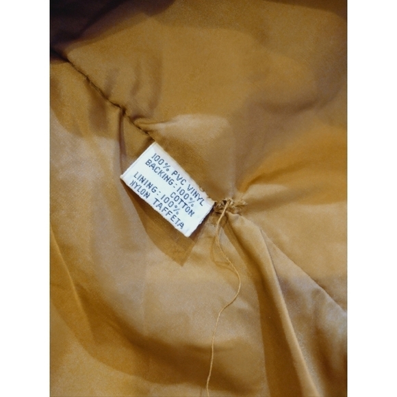 Vintage by Gerda for Partners 3 faux leather embroidered bomber jacket - Picture 8 of 16